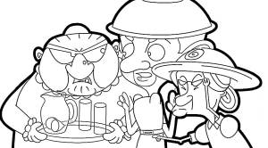 Раскраска Мистер Бин 8