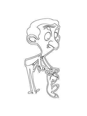 Раскраски Мистер Бин