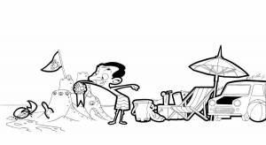 Раскраски Мистер бин