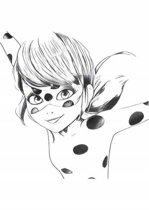 Раскраски, Раскраска Леди Баг и Супер Кот