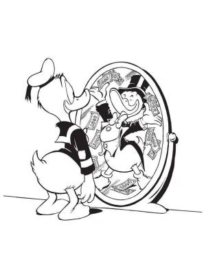 раскраска «Утиные истории