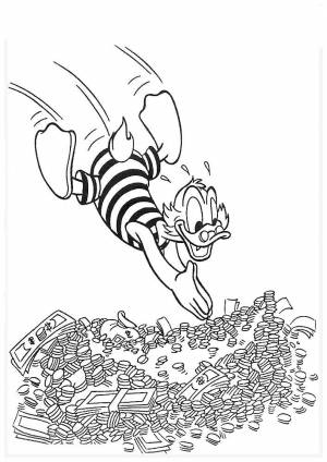 Раскраска Утиные Истории