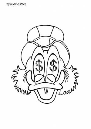 Раскраски Утиные истории