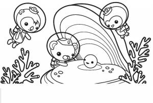 Раскраски Раскраска Октонавты мультики, Download print coloring page
