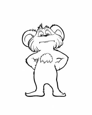 Free Printable Lorax Coloring Pages For Kids