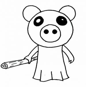 Роблокс раскраски Пигги