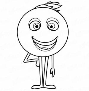 Раскраски Эмоджи фильм