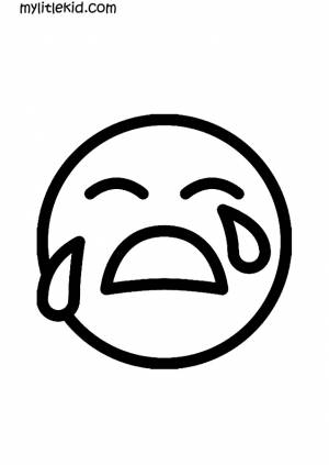 Раскраски Стикеры, Смайлы, Эмодзи