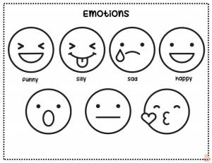 Исследуйте the World Эмоции с эмоциями раскраски