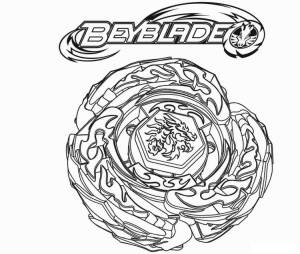 Раскраска волчок
