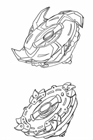 25 Coloring Pages Beyblade