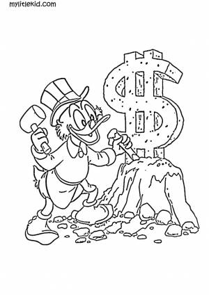 Раскраски Утиные истории