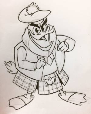 Скрудж макдак раскраска