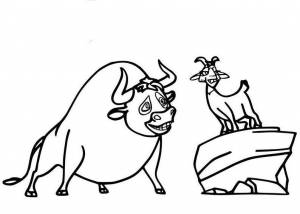 Раскраски Фердинанд