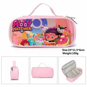 3D Эбби Хэтчер, книжка-раскраска, косметический Органайзер, большие двухслойные косметички для девочек, мультяшный карандаш, Эбби Хэтчер, сумки для ручек