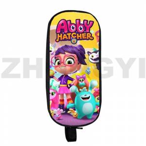 3D Эбби Хэтчер, книжка-раскраска, косметический Органайзер, большие двухслойные косметички для девочек, мультяшный карандаш, Эбби Хэтчер, сумки для ручек