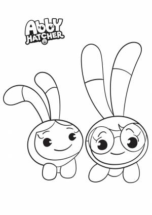 Раскраска Принцесса Флюг из Эбби Хэтчер