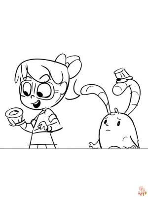 Раскраски Эбби Хэтчер