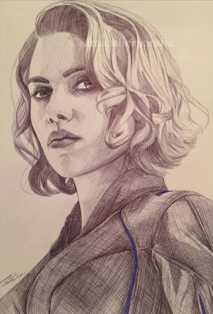 Художница нарисовала Черную вдову и взорвала Reddit