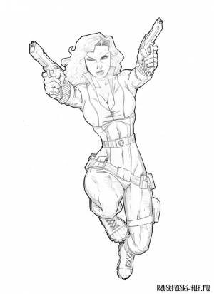 Распечатать раскраски Мстители 4