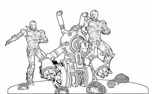 Раскраски Железный человек