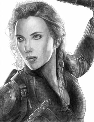 Раскраска черная вдова