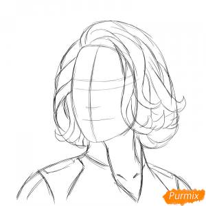 Как нарисовать Черную вдову поэтапно 6 уроков