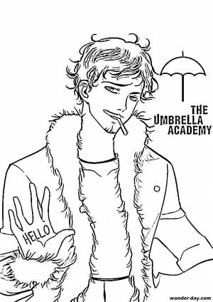 Раскраска Привет, я Клаус