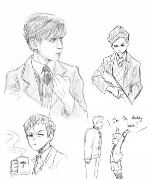 Академия Амбрелла скетчи