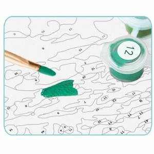 Картина по номерам ЖПН на холсте с подрамником Академия Амбрелла