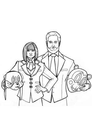 Раскраски Академия Амбрелла