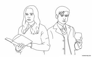 Раскраски Академия Амбрелла