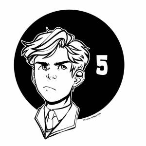 Раскраски Академия амбрелла пятый