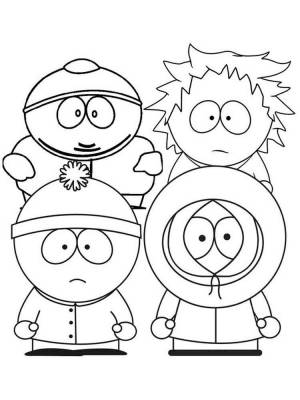 Раскраски Южный Парк