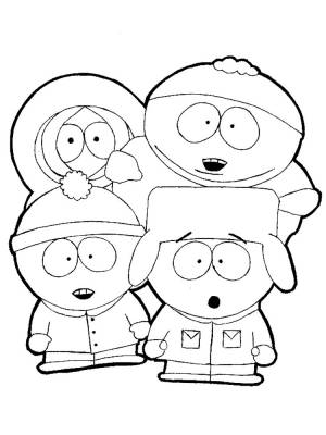 Раскраски Южный Парк