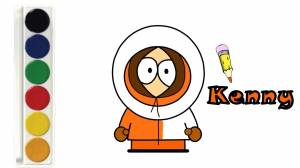 Как нарисовать Кенни