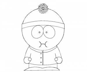 Pаскраска Южный парк 31303