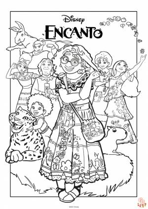 Раскраски Encanto