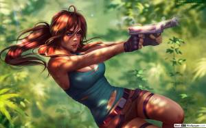 По Tomb Raider выпуст серию бесплатных раскрасок для взрослых