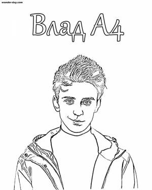 Раскраски Влад и ники