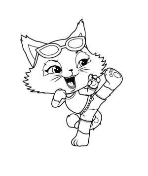 Раскраски 44 котенка