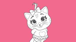 DataLife Engine > Версия для печати > Раскраски 44 котенка пилу