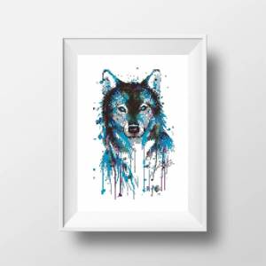 Набор для вышивки «волк», 100% хлопка, бесплатная доставка