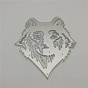 Волк Бумага резки металлический Трафаретный вырубной штамп трафарет для скрапбукинга Бумага карты Ремесло декоративная гравировка высечки ремесло высечки Новый
