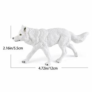 Коллекция 2022, реальные модели игрушек-зверят, белых волков, детских Волков