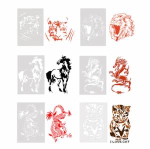 18*26 см DIY слойные трафареты лошади для скрапбукинга