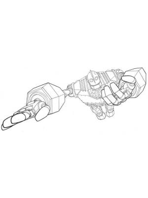 Раскраски Стальной гигант