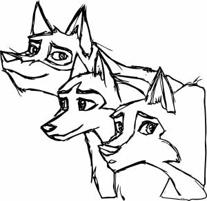 Раскраска балто