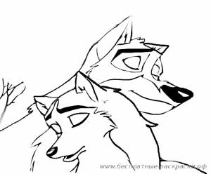 Раскраски Балто  и  онлайн