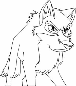 Раскраска балто